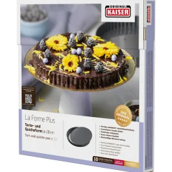WMF Backformen|KAISER La Forme Plus Tarte- und Quicheform mit Hebeboden, 28 cm