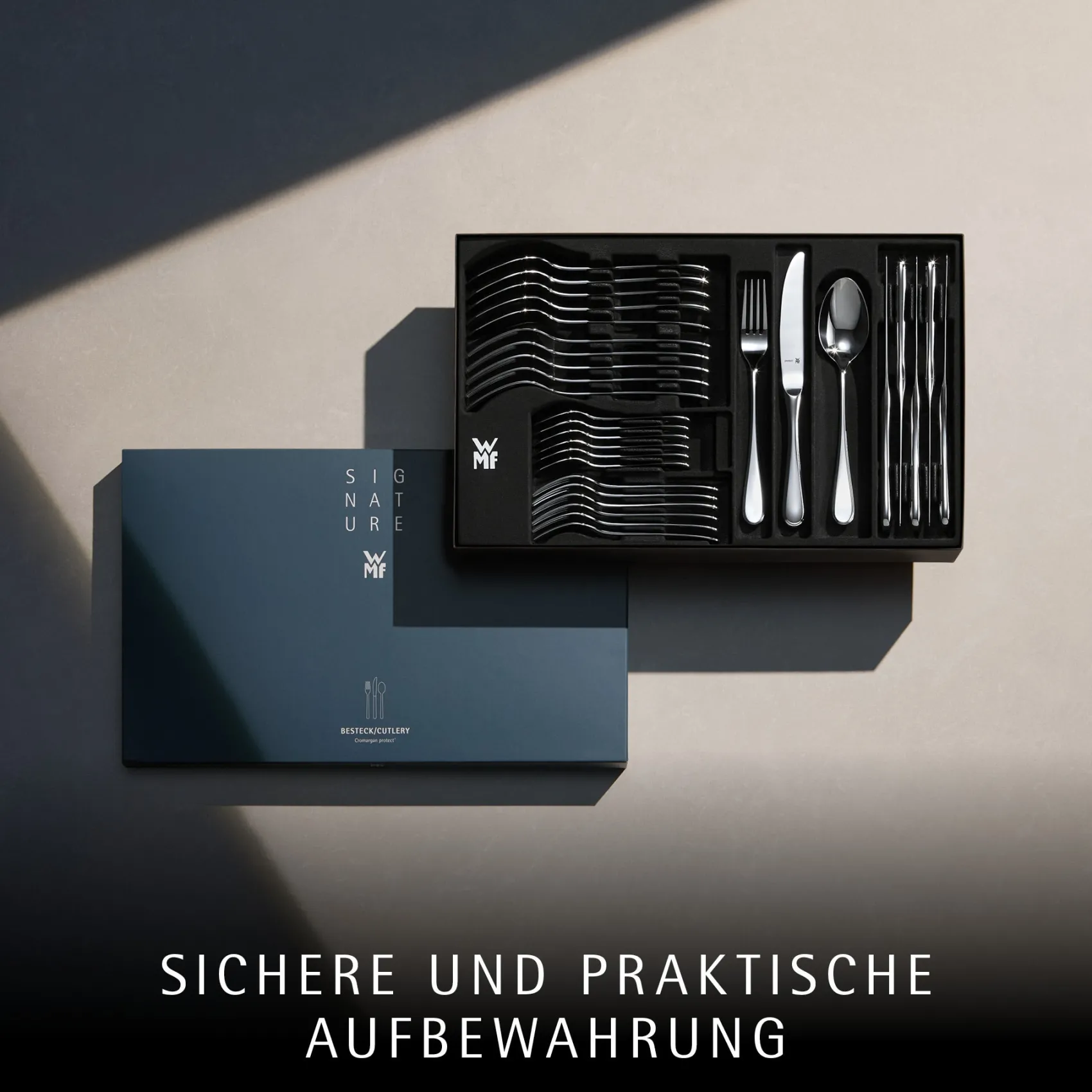 WMF Besteck-Sets|Kent Plus Besteck-Set, 30-teilig, Cromargan protect®
