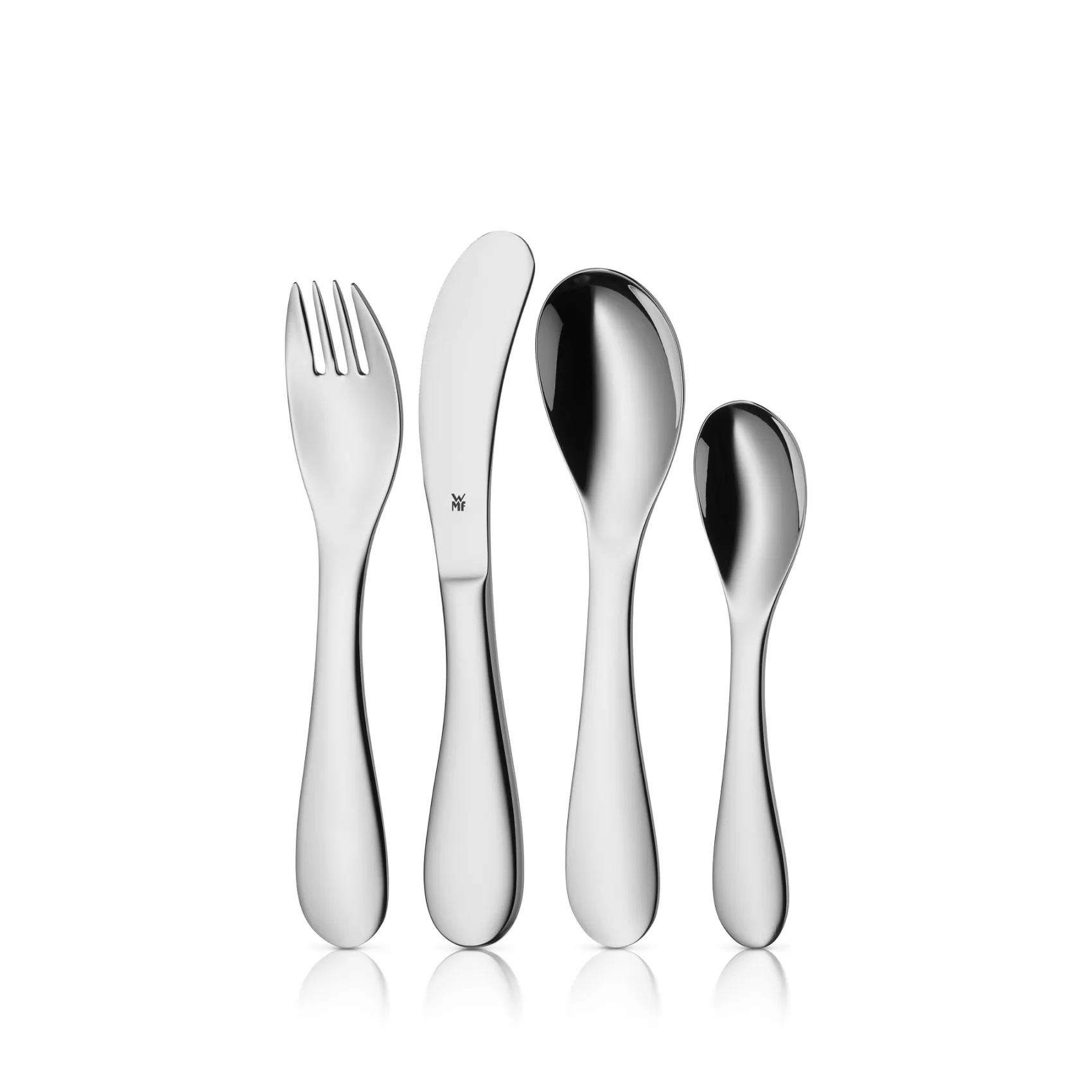 WMF Kinderbestecke|Besteck-Sets|Kinderbesteck-Set Knuddel, 4-teilig