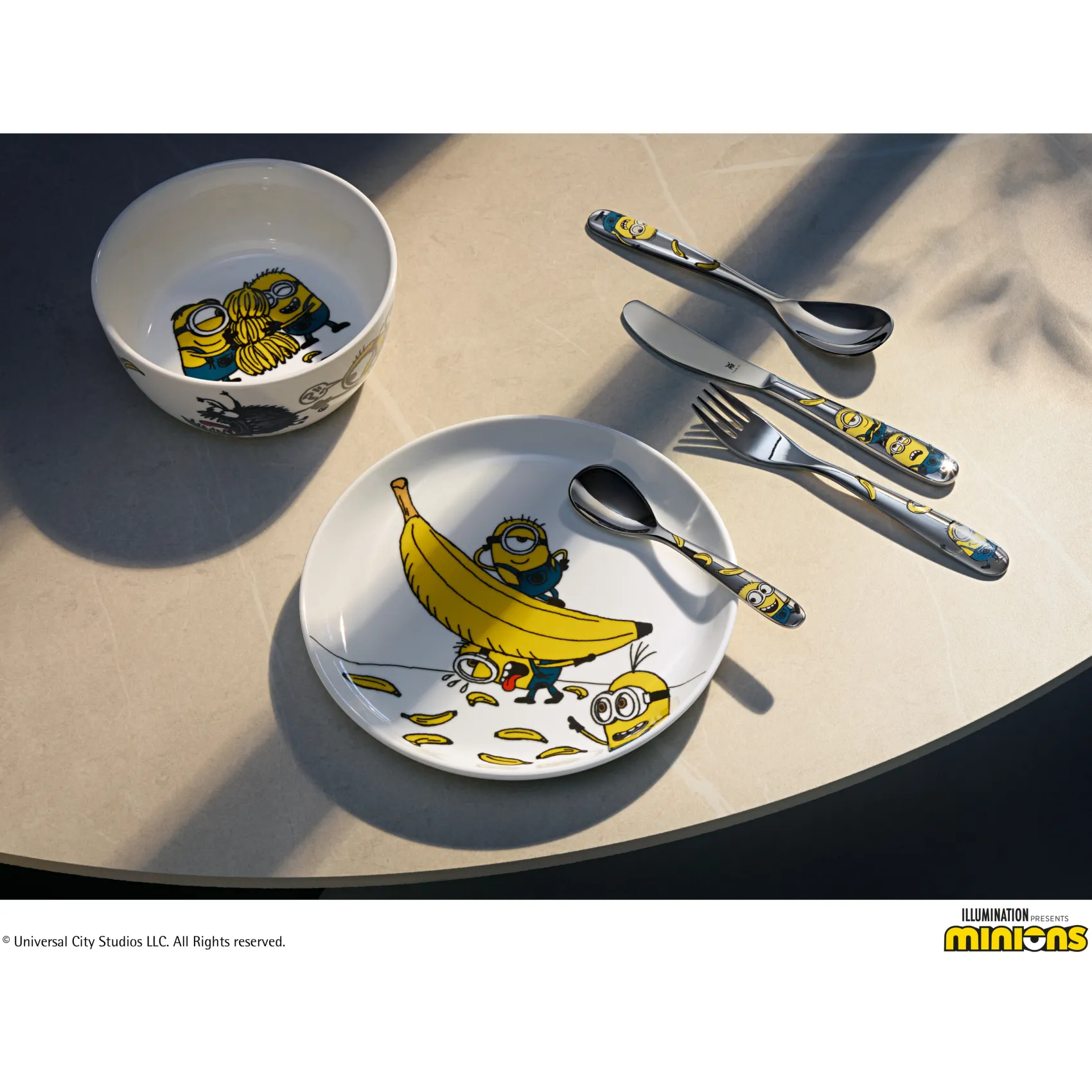 WMF Kinderbestecke|Besteck-Sets|Kinderbesteck-Set Minions®, 4-teilig