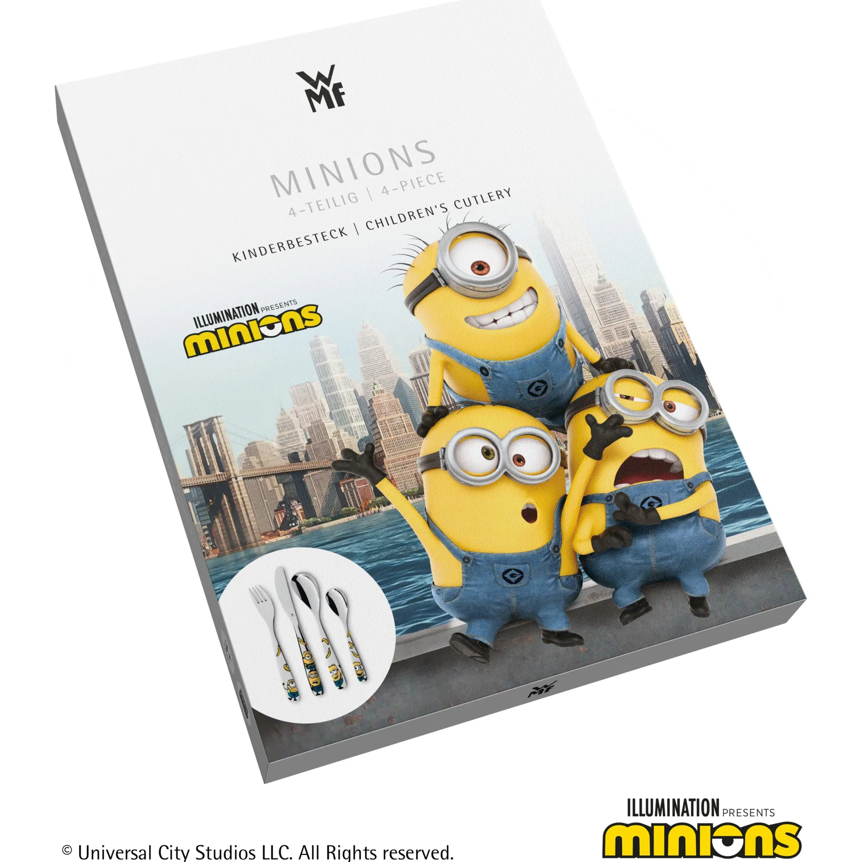 WMF Kinderbestecke|Besteck-Sets|Kinderbesteck-Set Minions®, 4-teilig