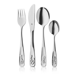WMF Kinderbestecke|Besteck-Sets|Kinderbesteck-Set Tiere, 4-teilig