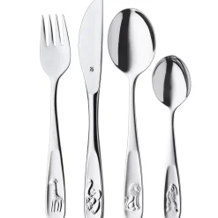 WMF Kinderbestecke|Besteck-Sets|Kinderbesteck-Set Tiere, 4-teilig