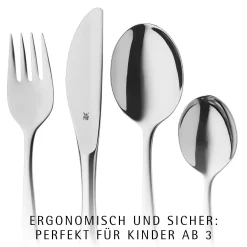 WMF Kinderbestecke|Besteck-Sets|Kinderbesteck-Set Tiere, 4-teilig