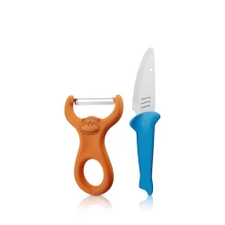 WMF Küchenutensilien|Weitere Küchenmesser|Kinderkoch-Set mit Gemüseschäler und Messer, 2-teilig