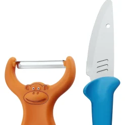 WMF Küchenutensilien|Weitere Küchenmesser|Kinderkoch-Set mit Gemüseschäler und Messer, 2-teilig