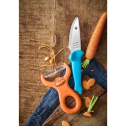 WMF Küchenutensilien|Weitere Küchenmesser|Kinderkoch-Set mit Gemüseschäler und Messer, 2-teilig