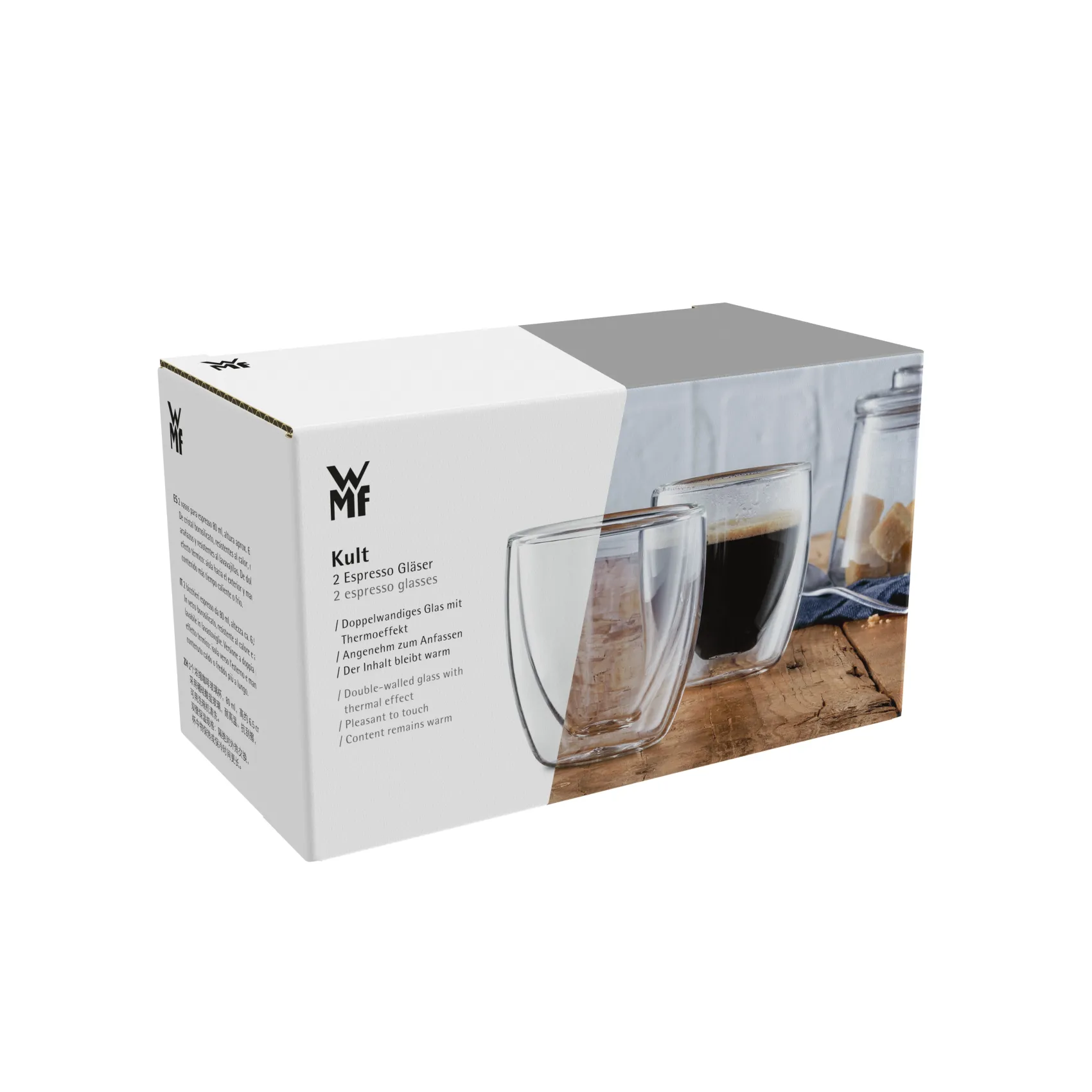 WMF Kaffeegläser|Kaffeegläser|Kult Espresso Thermogläser, 2 Stück