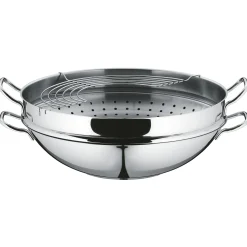 WMF Woks|Macao Wok-Set, 36 cm, 4-teilig