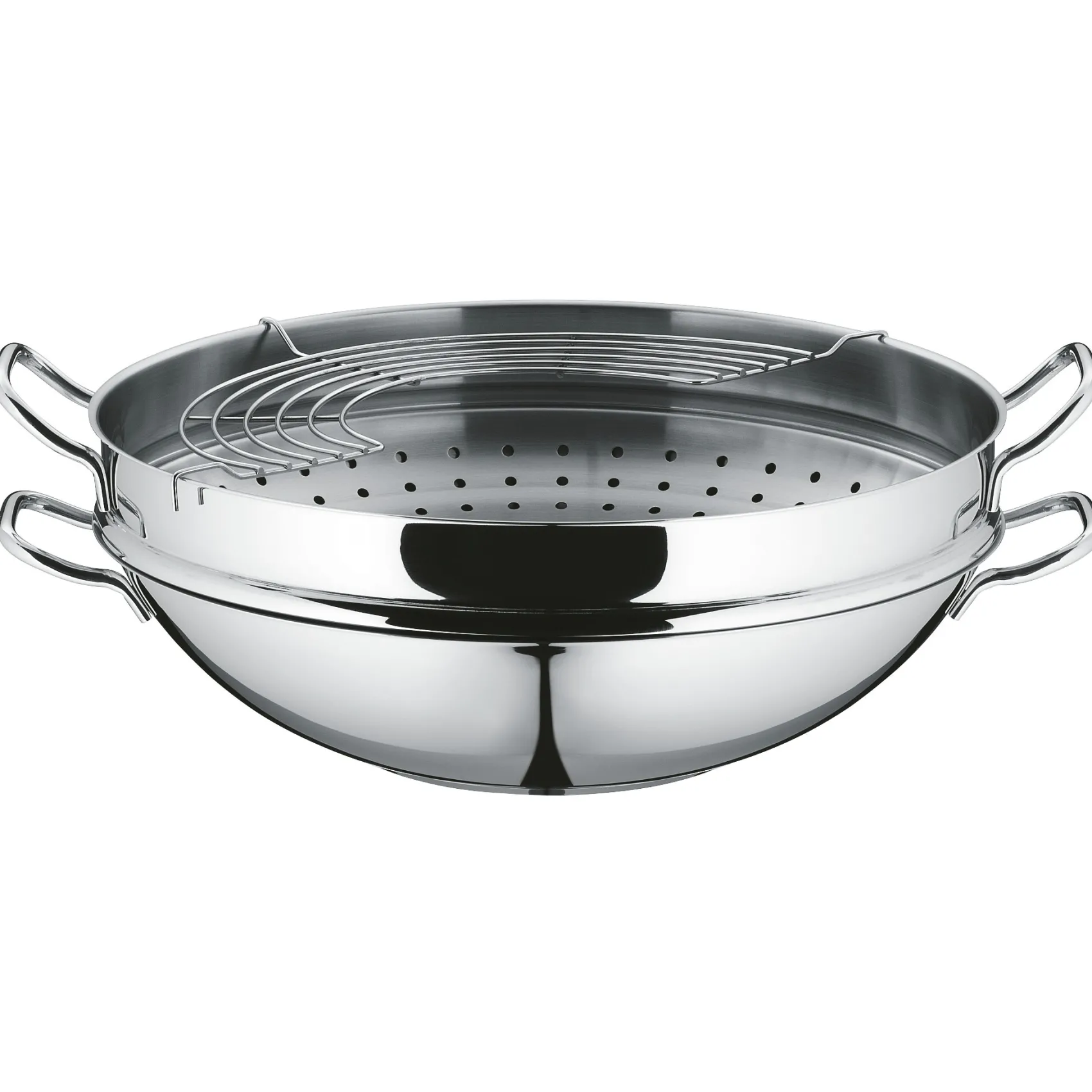 WMF Woks|Macao Wok-Set, 36 cm, 4-teilig