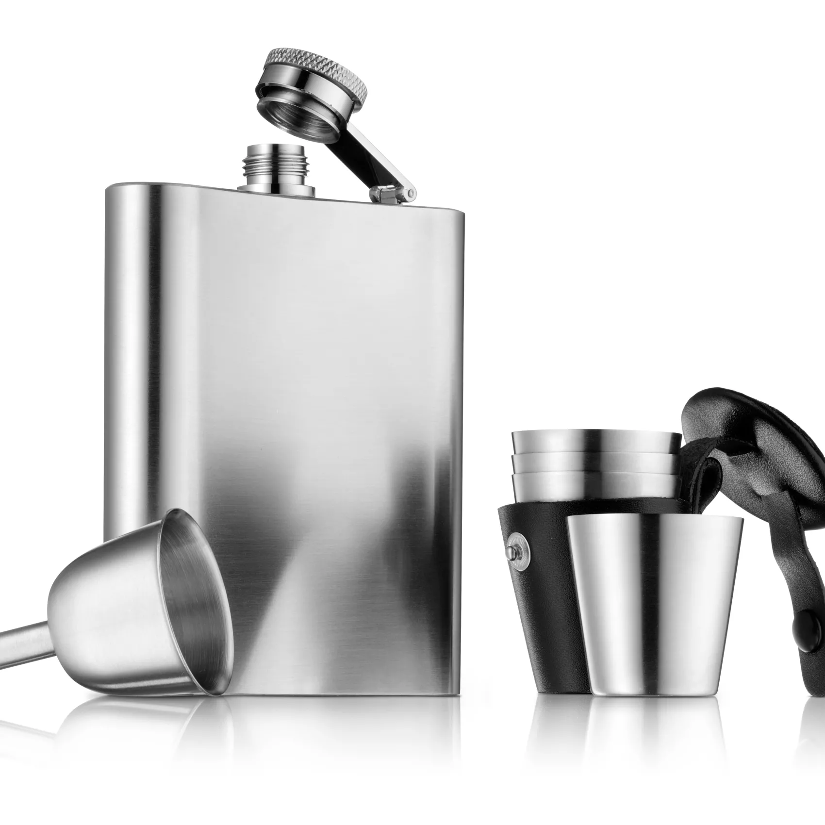 WMF Barzubehör|Manhattan Flachmann-Set, 6-teilig