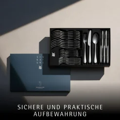 WMF Besteck-Sets|Merit Besteck-Set, 66-teilig, Cromargan protect®, sandgestrahlt