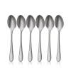 WMF Löffel|Merit Espressolöffel-Set, 6 Stück, Cromargan protect®, sandgestrahlt