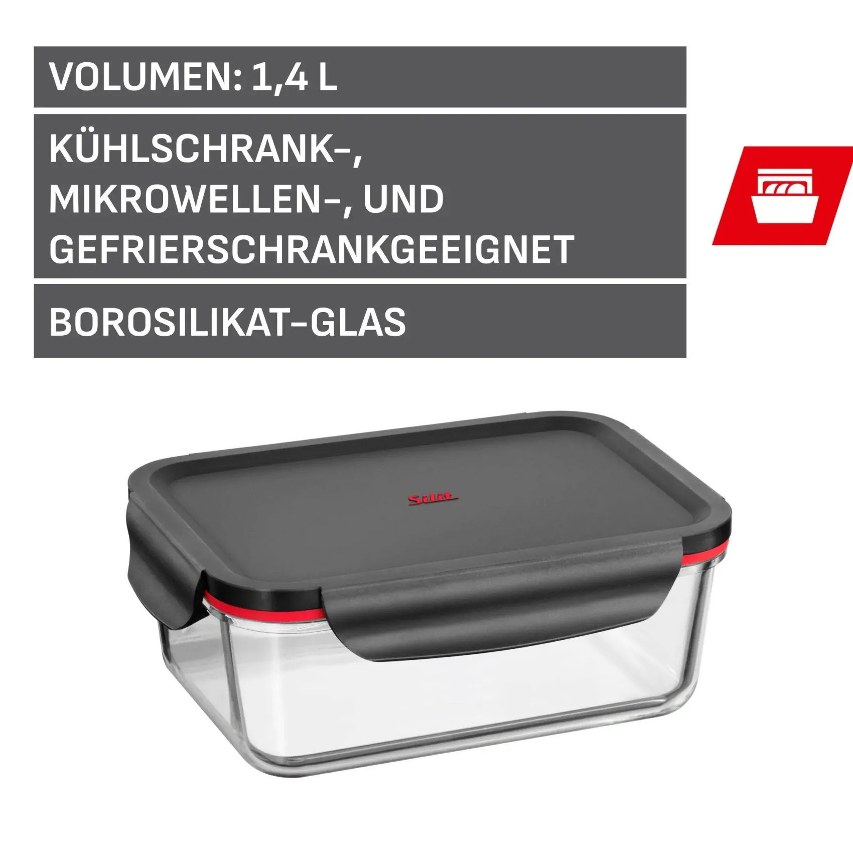 WMF Vorratsdosen|Multifunktionsschale Storio, 1,4 L