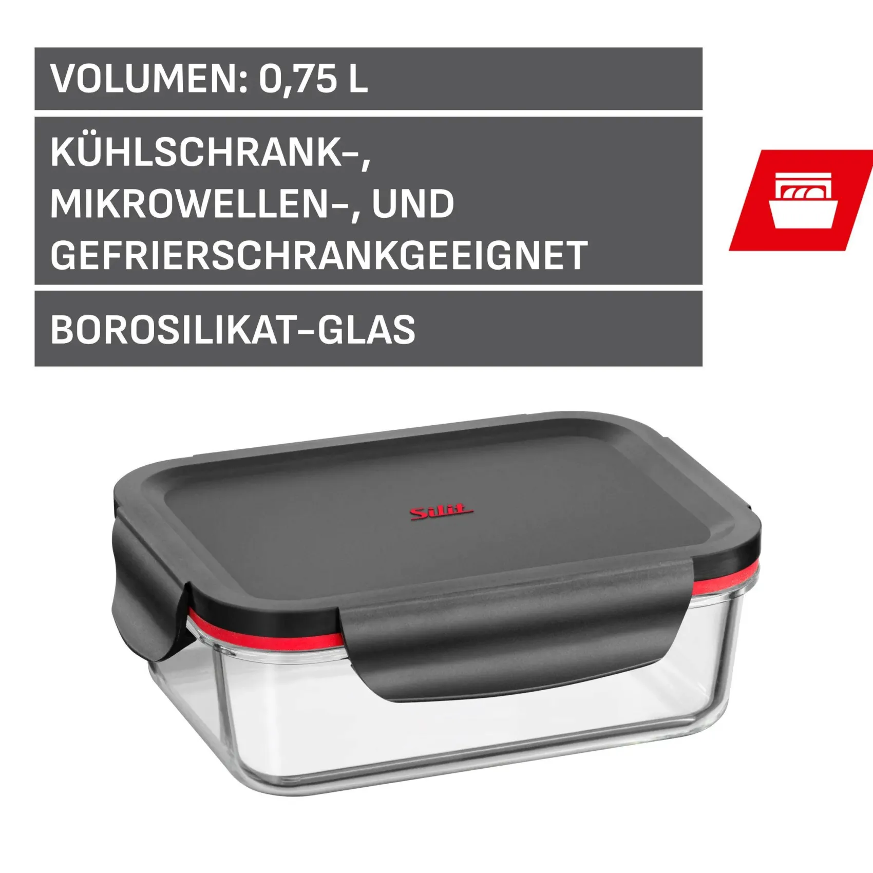 WMF Vorratsdosen|Multifunktionsschale Storio, 0,75 L