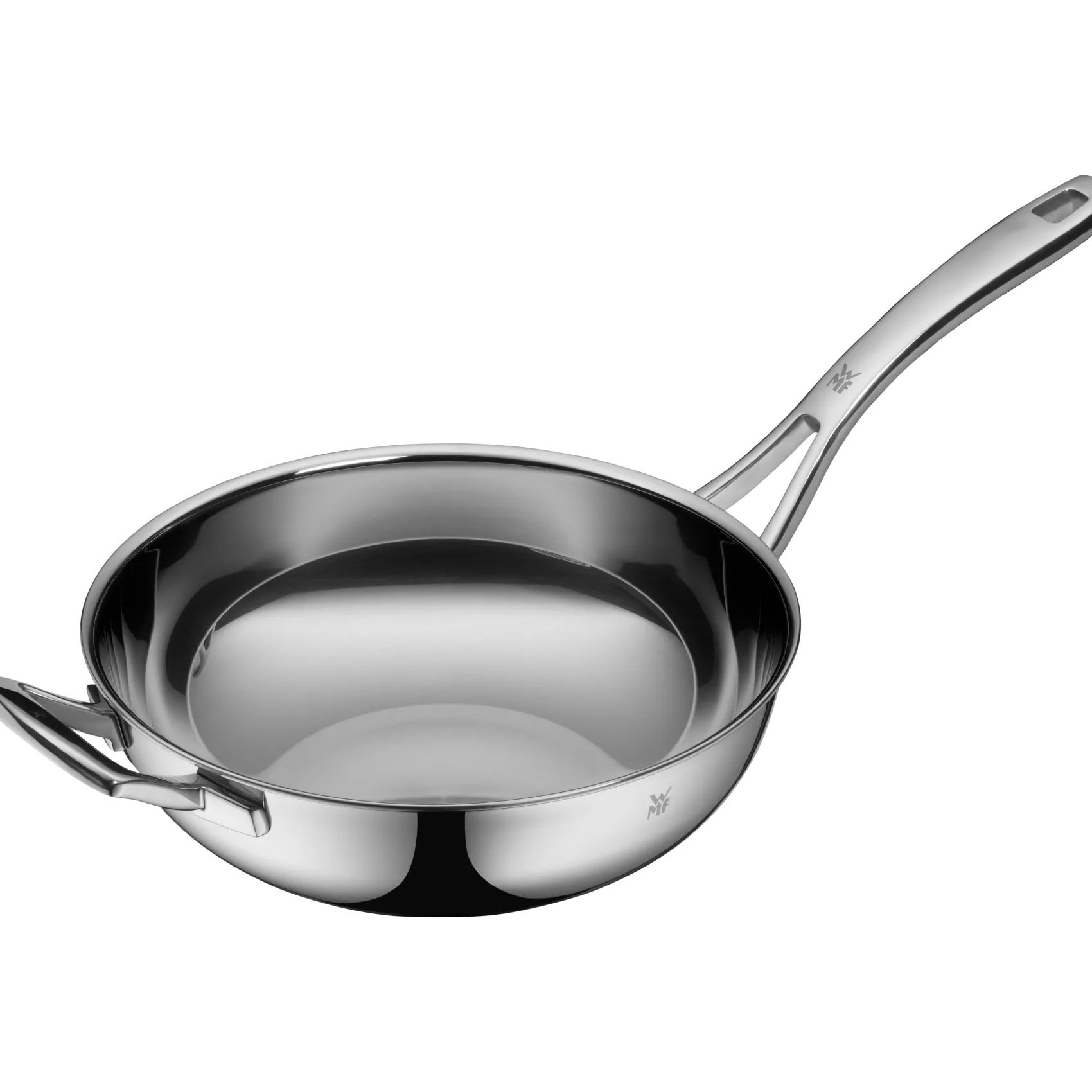 WMF Woks|Pfannen Mit Deckel|Multiply Wok mit Edelstahldeckel, 28 cm