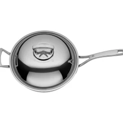 WMF Woks|Pfannen Mit Deckel|Multiply Wok mit Edelstahldeckel, 32 cm