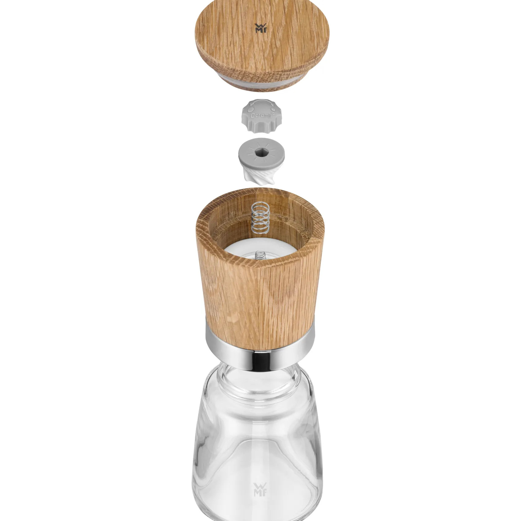 WMF Salz- & Pfeffermühlen|Gewürzmühlen|Nature Gewürzmühlen-Set, 2-teilig