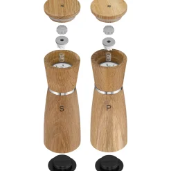 WMF Salz- & Pfeffermühlen|Nature Salz-/Pfeffermühlen-Set, 2-teilig