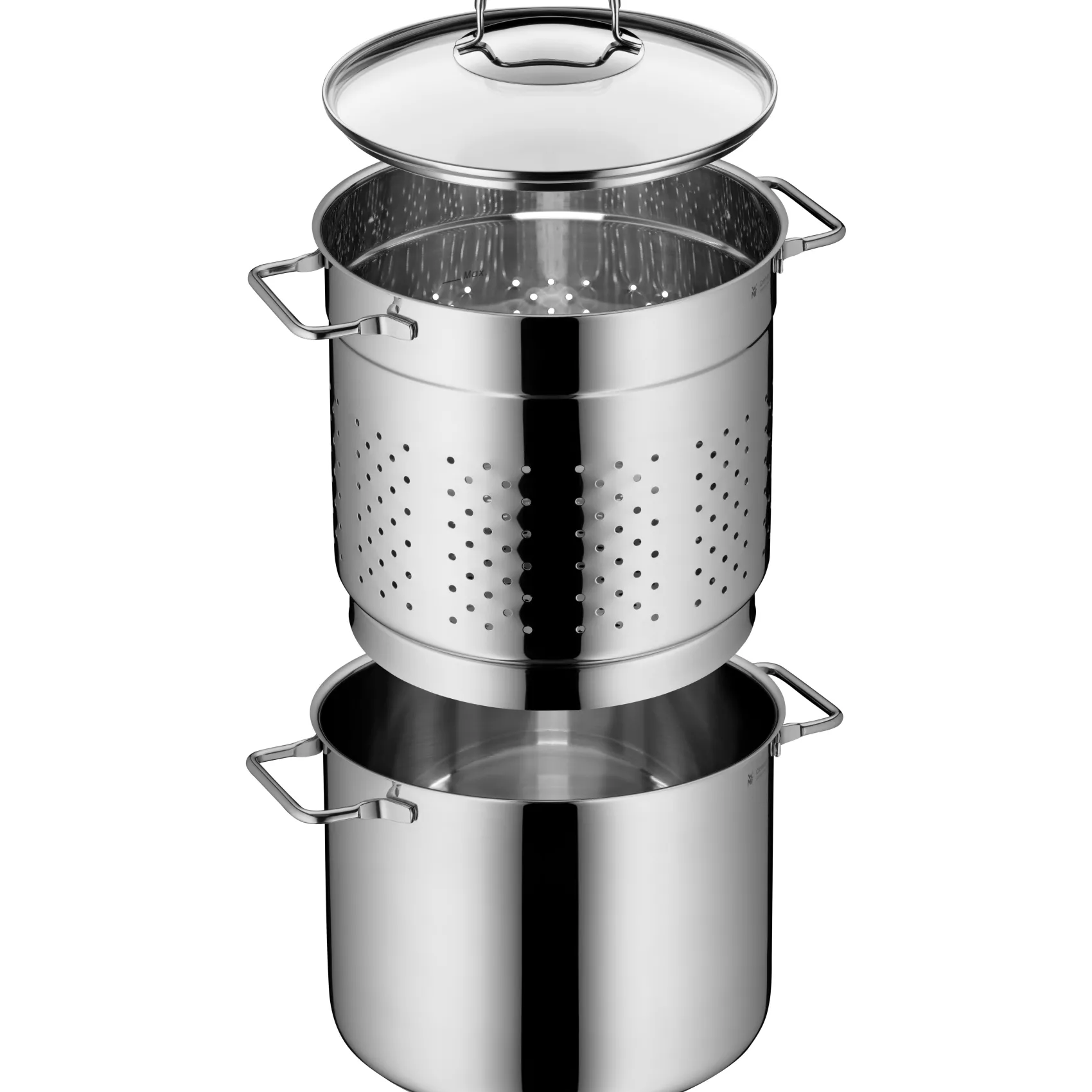 WMF Kochtöpfe|Nudeltopf mit Glasdeckel, 24 cm