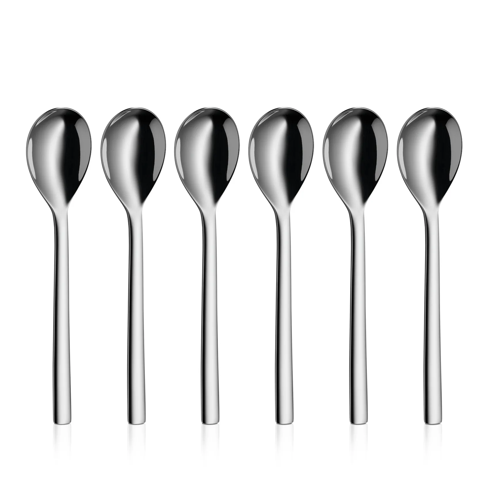 WMF Löffel|Nuova Kaffeebecherlöffel-Set, 6-teilig