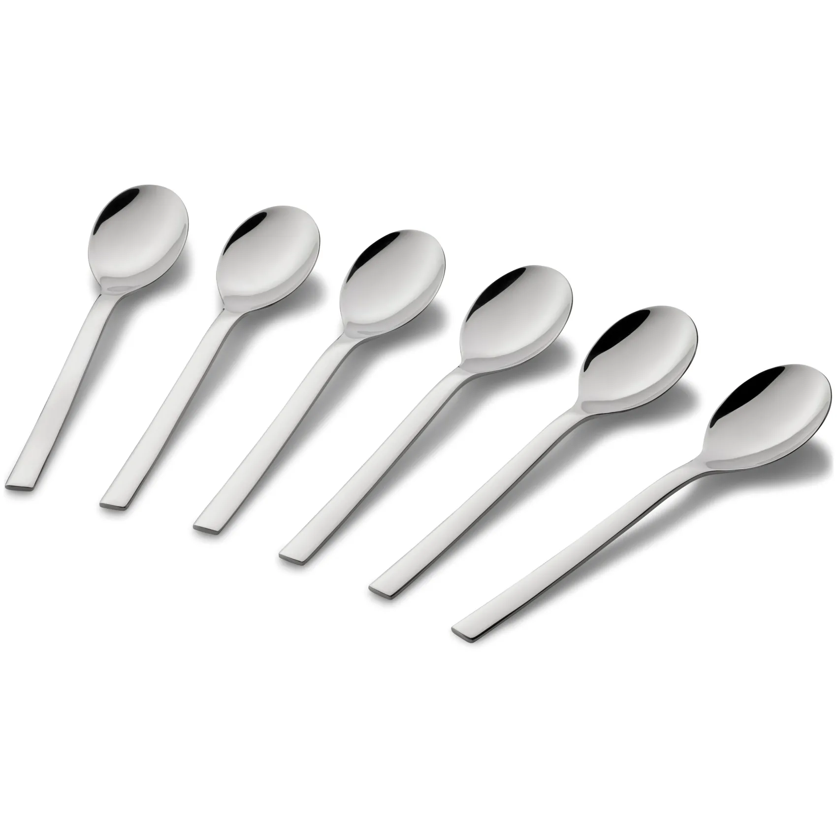 WMF Löffel|Nuova Kaffeebecherlöffel-Set, 6-teilig