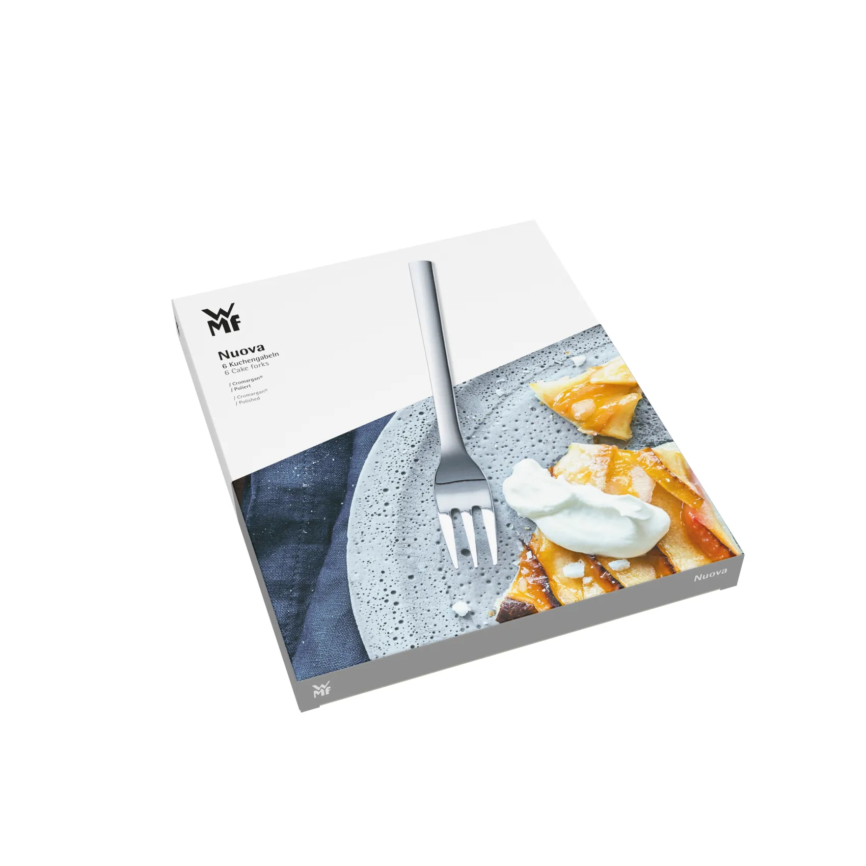 WMF Besteck-Sets|Gabeln|Nuova Kuchengabel-Set, 6-teilig