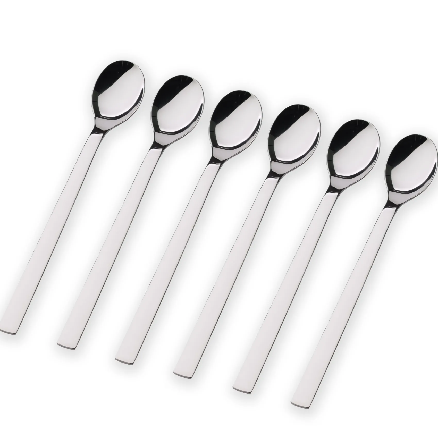 WMF Löffel|Nuova, Latte Macchiato Löffel-Set, 6-teilig