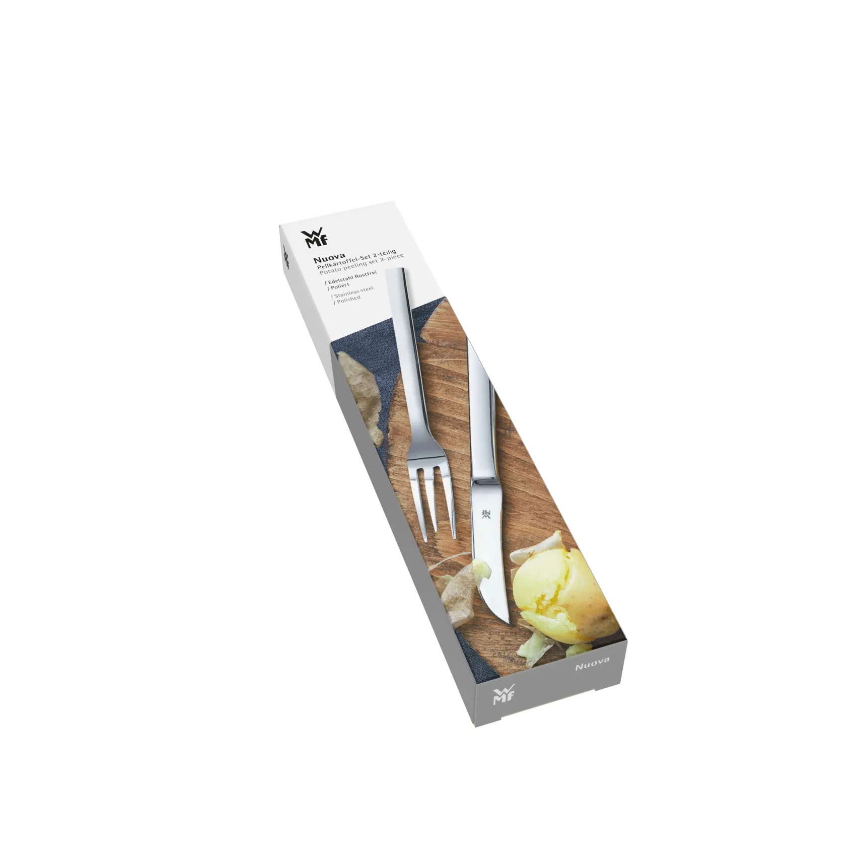 WMF Schälmesser|Nuova Pellkartoffel-Set, 2-teilig