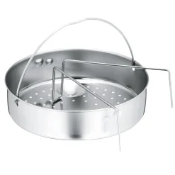 WMF Schnellkochtöpfe|Induktionstöpfe|Perfect One Pot Schnellkochtopf mit Dampfgareinsatz, 22 cm, 6,5 Liter