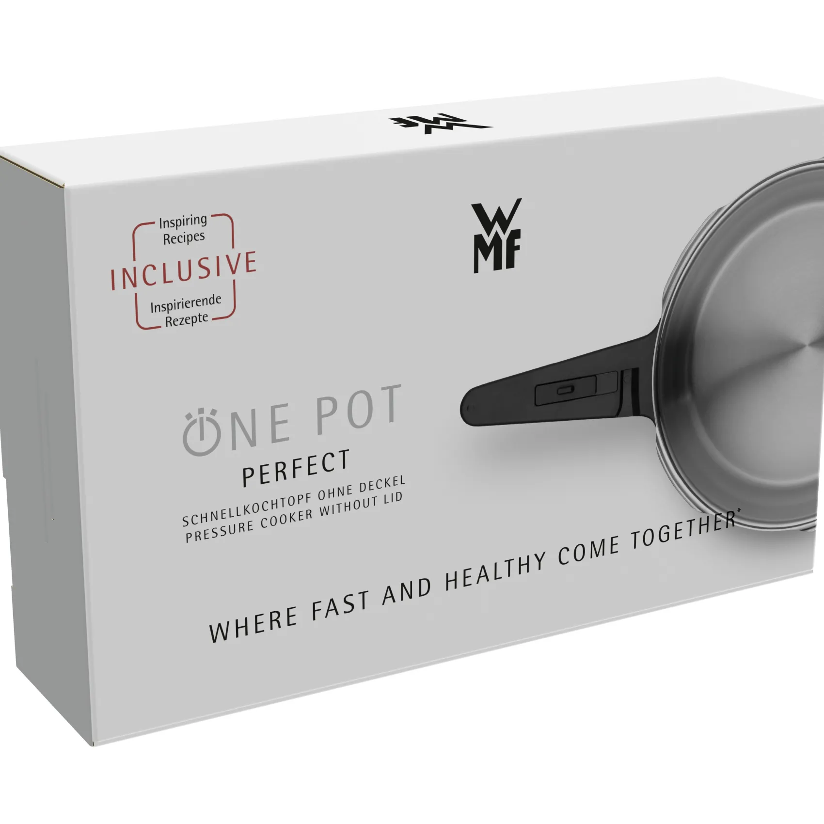 WMF Schnellkochtöpfe|Induktionstöpfe|Perfect One Pot Schnellkochtopf-Unterteil, 22 cm, 3,0 Liter