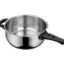 WMF Schnellkochtöpfe|Induktionstöpfe|Perfect One Pot Schnellkochtopf-Set, 22 cm, 3 & 4,5 L, stapelbar, mit Dämpfeinsatz