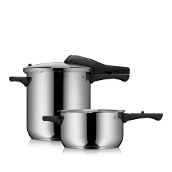 WMF Schnellkochtöpfe|Induktionstöpfe|Perfect One Pot Schnellkochtopf-Set, 22 cm, 8,5 und 4,5 Liter