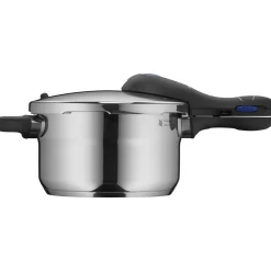 WMF Schnellkochtöpfe|Induktionstöpfe|Perfect Plus One Pot Schnellkochtopf-Set, 22 cm, 3 & 4,5 L, stapelbar, mit Dämpfeinsatz