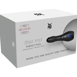 WMF Schnellkochtöpfe|Induktionstöpfe|Perfect Plus One Pot Schnellkochtopf mit Dampfgareinsatz, 22 cm, 6,5 Liter