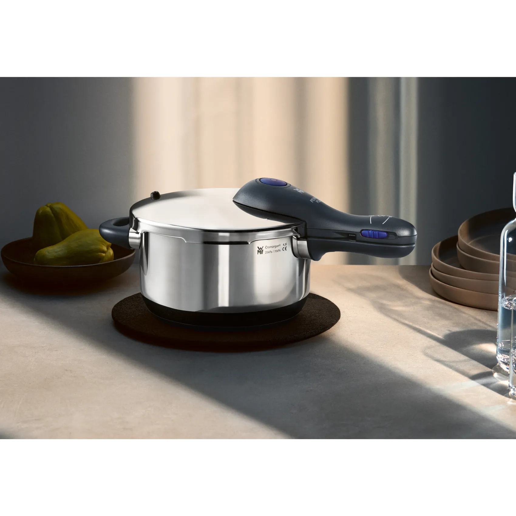 WMF Schnellkochtöpfe|Induktionstöpfe|Perfect Plus One Pot Schnellkochtopf, 22 cm, 6,5 Liter