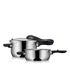 WMF Schnellkochtöpfe|Induktionstöpfe|Perfect Plus One Pot Schnellkochtopf-Set, 22 cm, 4,5 und 3,0 Liter
