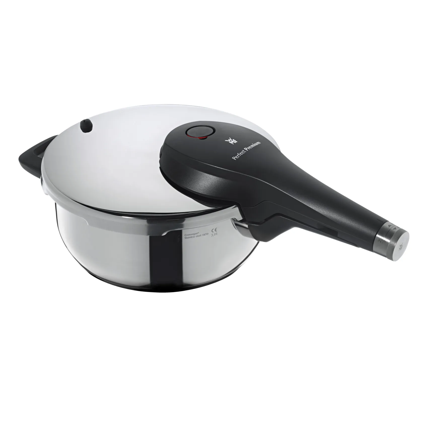 WMF Schnellkochtöpfe|Induktionstöpfe|Perfect Premium One Pot Schnellkochtopf-Set mit Dampfgareinsatz, 22 cm, 6,5 und 3,0 Liter