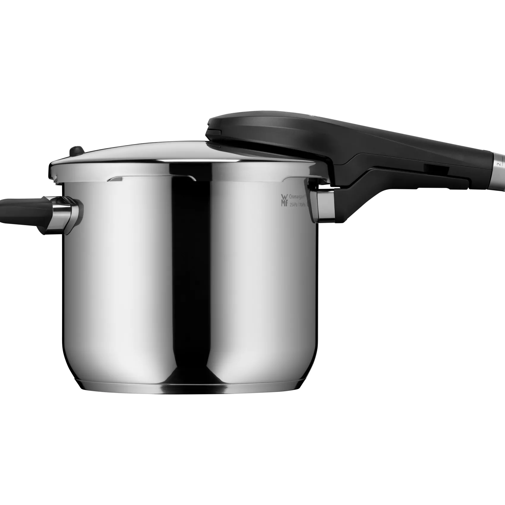 WMF Schnellkochtöpfe|Induktionstöpfe|Perfect Premium One Pot Schnellkochtopf-Set mit Dampfgareinsatz, 22 cm, 6,5 und 3,0 Liter