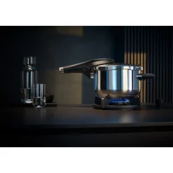 WMF Schnellkochtöpfe|Induktionstöpfe|Perfect Premium One Pot Schnellkochtopf-Set mit Dampfgareinsatz, 22 cm, 4,5 und 3,0 Liter
