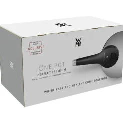 WMF Schnellkochtöpfe|Induktionstöpfe|Perfect Premium One Pot Schnellkochtopf-Set mit Dampfgareinsatz, 22 cm, 4,5 und 3,0 Liter