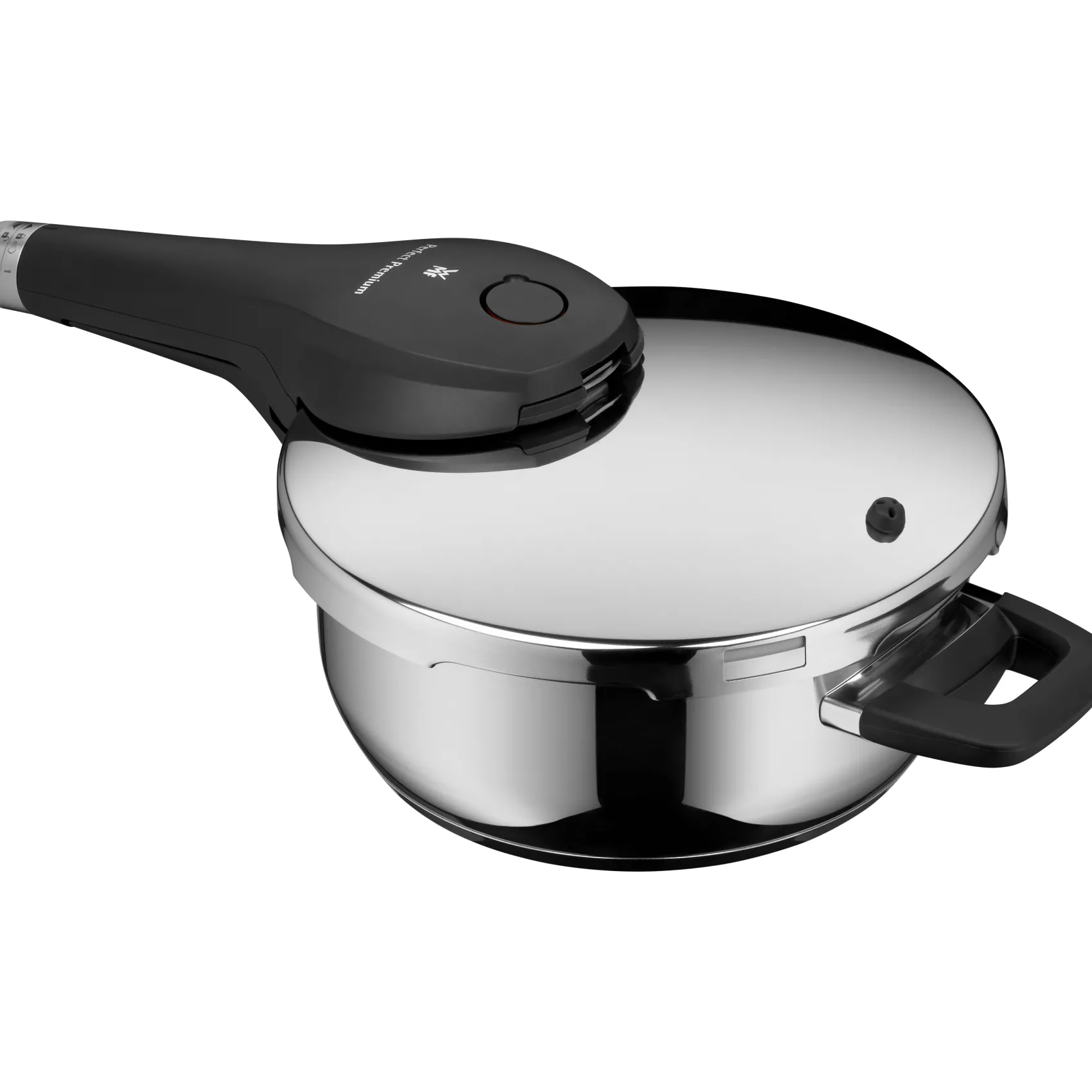 WMF Schnellkochtöpfe|Induktionstöpfe|Perfect Premium One Pot Schnellkochtopf-Set mit Dampfgareinsatz, 22 cm, 4,5 und 3,0 Liter