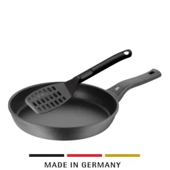WMF Küchenutensilien|Bratpfannen|PermaDur Premium Stielpfanne mit Wender, 28 cm