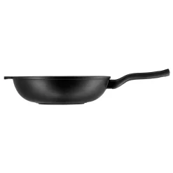 WMF Woks|Pfannen Mit Deckel|PermaDur Premium Wok mit Glasdeckel, 30 cm