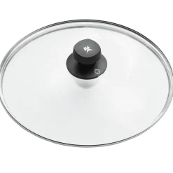 WMF Woks|Pfannen Mit Deckel|PermaDur Premium Wok mit Glasdeckel, 30 cm
