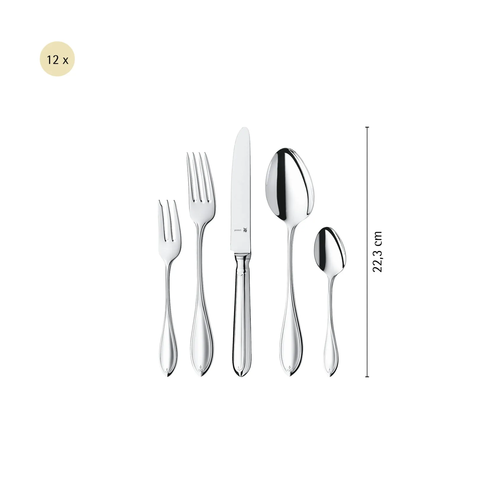 WMF Besteck-Sets|Premiere Besteck-Set, 66-teilig, Cromargan protect®