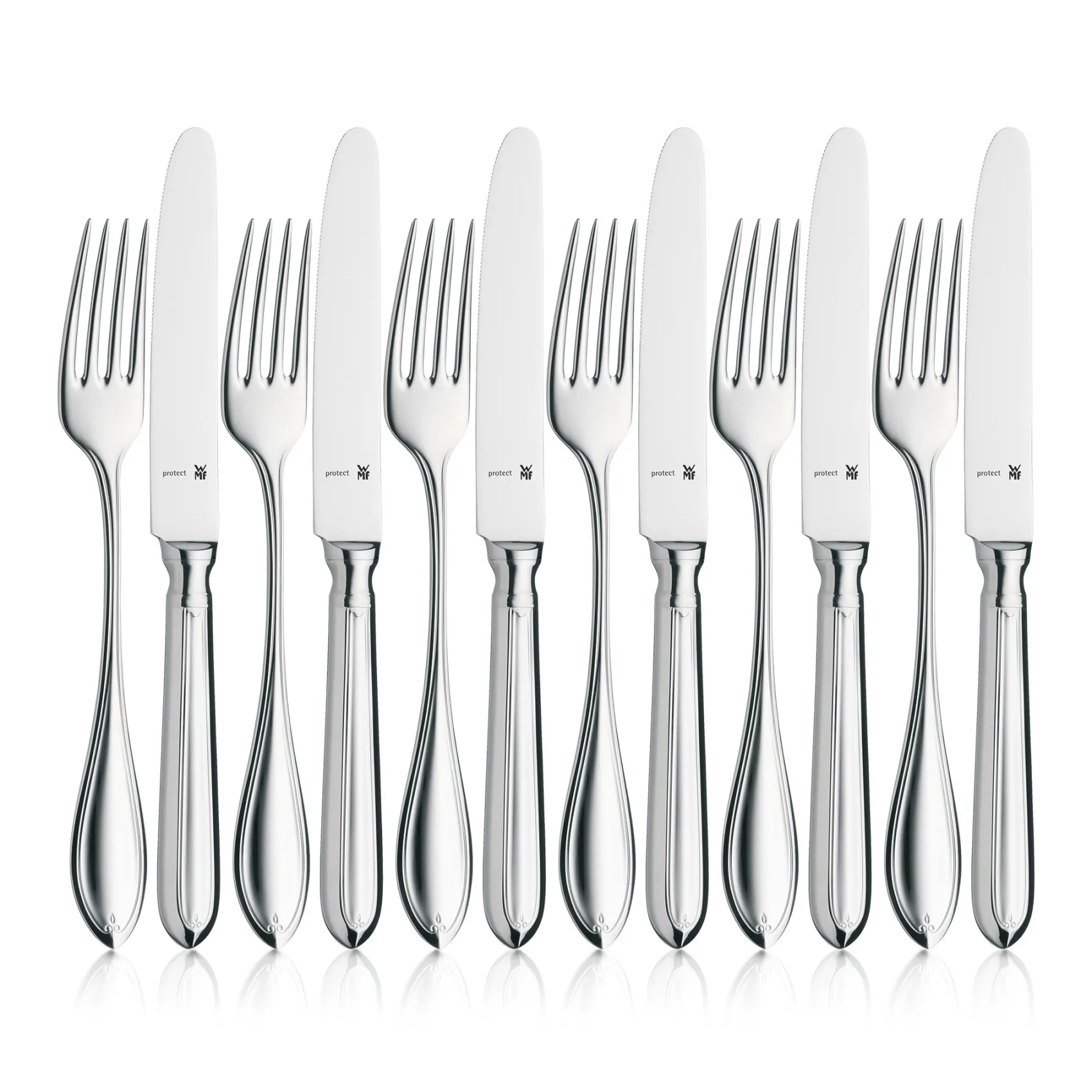 WMF Besteck-Sets|Premiere Dessertbesteck-Set, 12-teilig, Cromargan protect®