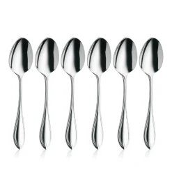 WMF Löffel|Premiere Espressolöffel-Set, 6 Stück, Cromargan protect®