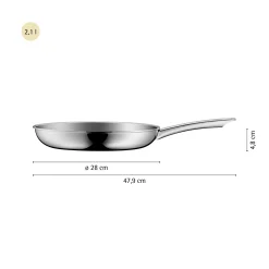 WMF Servierpfannen|Induktionspfannen|Profi Resist Servierpfanne, 24 cm