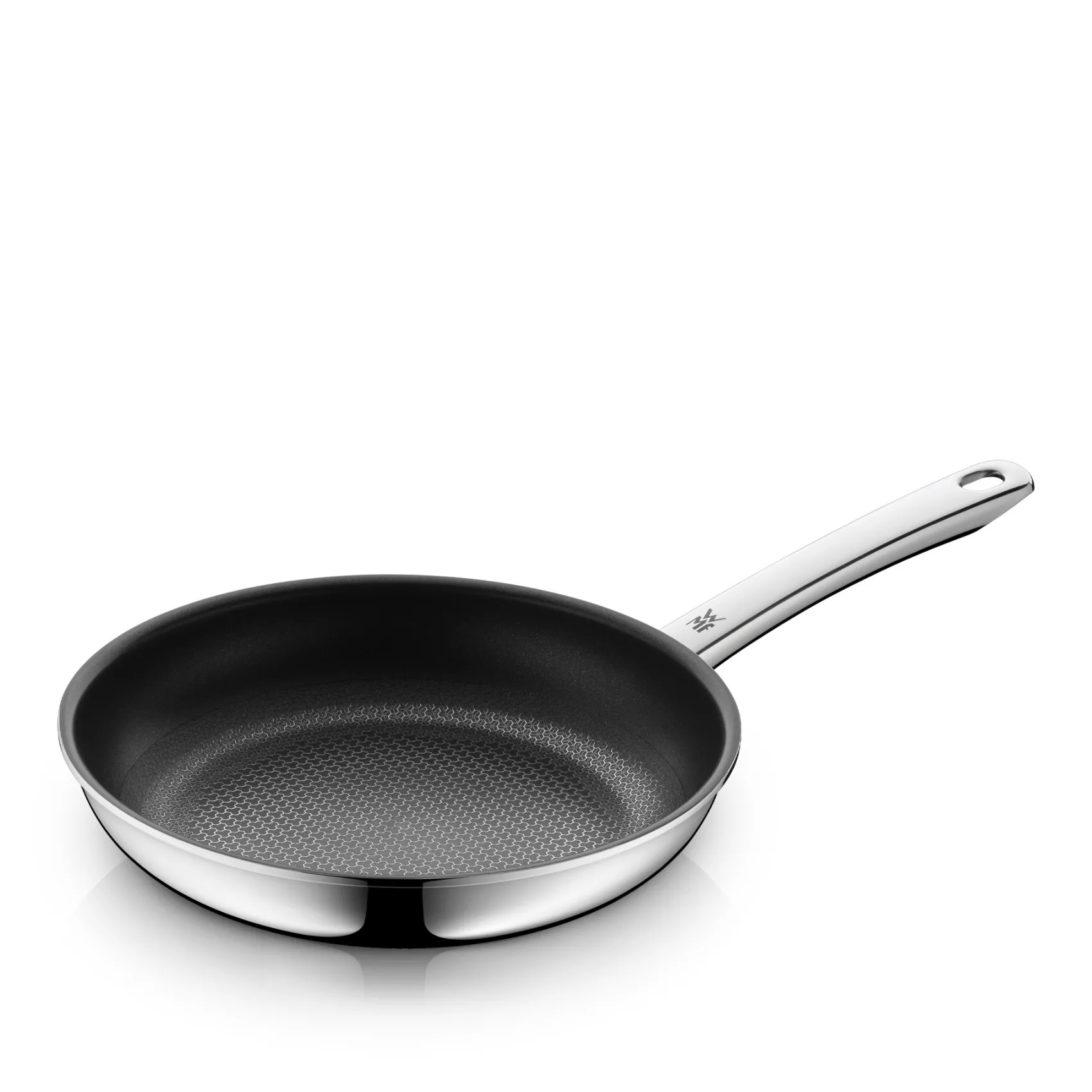 WMF Induktionspfannen|Bratpfannen|Profi Resist Stielpfanne mit beschichtetem Schüttrand, 24 cm
